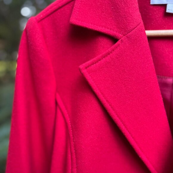 Pendleton Wool Wrap Coat - Women's Large - Red - Picture 5 of 6